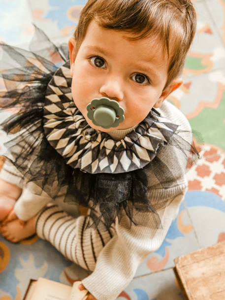 Sucette réversible SX Pro Wonder 6-18 mois bleu roi+kaki+violet - vertbaudet enfant 