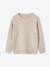 Pull en maille mousseuse garçon blanc chiné+bleu chiné - vertbaudet enfant 