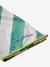 Personaliseerbare bad-/strandhanddoek, met gerecycled katoen blauw, gestreept+mintgroen+roze, bedrukt - vertbaudet enfant 