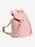 Sac à dos personnalisable en gaze de coton animation oreilles rose poudré+vert sauge - vertbaudet enfant 