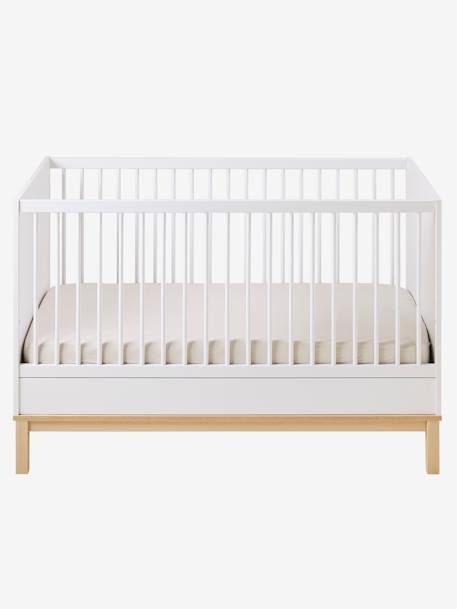 Verstelbaar Babybed 70x140cm LIGNE COMETE wit - vertbaudet enfant 