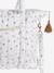 Sac à langer en gaze de coton Plume beige imprimé+blanc imprimé+IVOIRE IMPRIME+ivoire végétal+vanille - vertbaudet enfant 