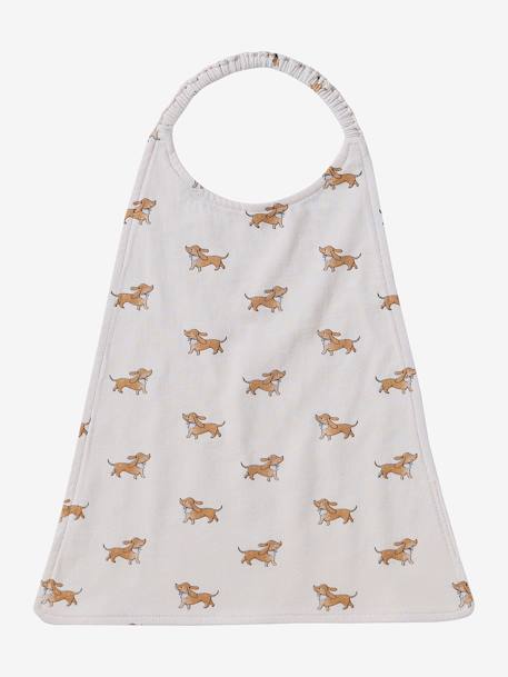 Lot 3 grands bavoirs moka+vert sauge - vertbaudet enfant 