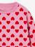 Tee-shirt fille manches longues vieux rose - vertbaudet enfant 