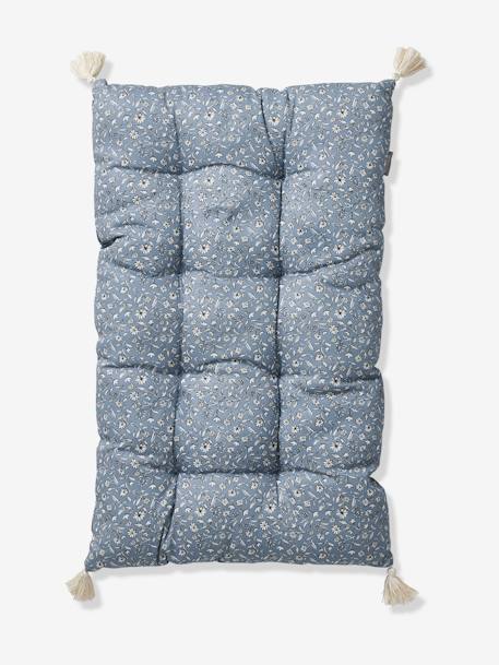 Coussin de coffre INDIA bleu imprimé - vertbaudet enfant 