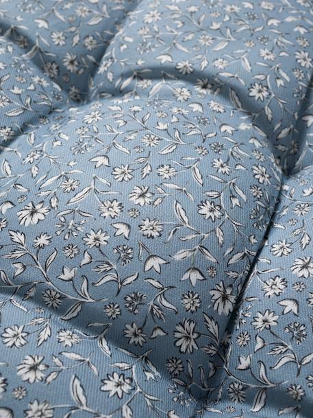 Coussin de coffre INDIA bleu imprimé - vertbaudet enfant 