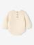 Barboteuse en tricot bébé manches longues écru - vertbaudet enfant 