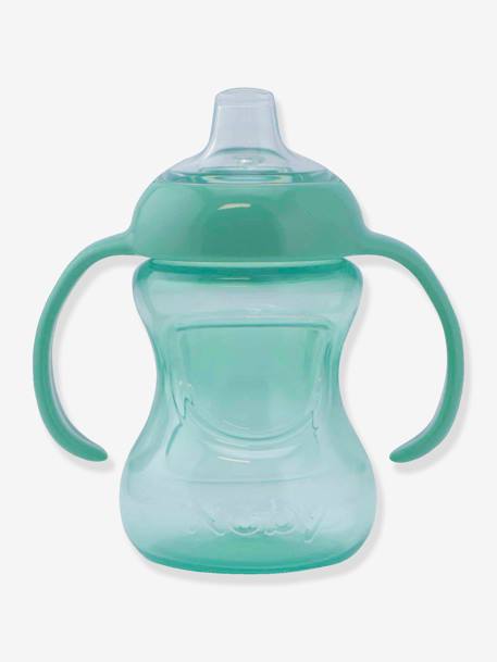 Minibeker Easy grip met handgrepen 150 ml - NUBY groen+perzik - vertbaudet enfant 
