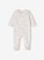 Set van 2 fluwelen babyslaappakjes met opening voor cappuccino+rozen - vertbaudet enfant 