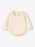 Barboteuse en tricot bébé manches longues écru - vertbaudet enfant 
