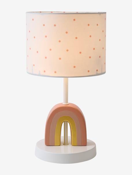 Lampe de chevet pied Arc-en-ciel rose - vertbaudet enfant 