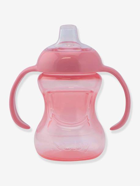Minibeker Easy grip met handgrepen 150 ml - NUBY groen+perzik - vertbaudet enfant 