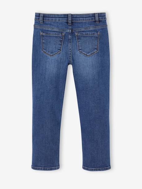 Smalle jeans large meisjes denimgrijs+donkerblauw+grijs+middenblauw - vertbaudet enfant 