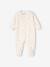 Lot de 3 pyjamas bébé mixte en velours ouverture naissance bois de rose+jaune d'or+vert d'eau - vertbaudet enfant 