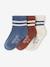Lot 3 paires de chaussettes rayées sport bébé garçon bleu jean - vertbaudet enfant 