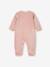 Lot de 3 pyjamas bébé mixte en velours ouverture naissance bois de rose+jaune d'or+vert d'eau - vertbaudet enfant 