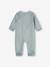 Lot de 3 pyjamas bébé mixte en velours ouverture naissance bois de rose+jaune d'or+vert d'eau - vertbaudet enfant 