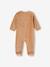 Set van 2 fluwelen babyslaappakjes met opening voor cappuccino+rozen - vertbaudet enfant 