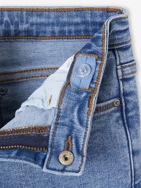 Smalle jeans large meisjes denimgrijs+donkerblauw+grijs+middenblauw - vertbaudet enfant 