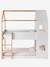 Lit enfant cabane superposé blanc - vertbaudet enfant 