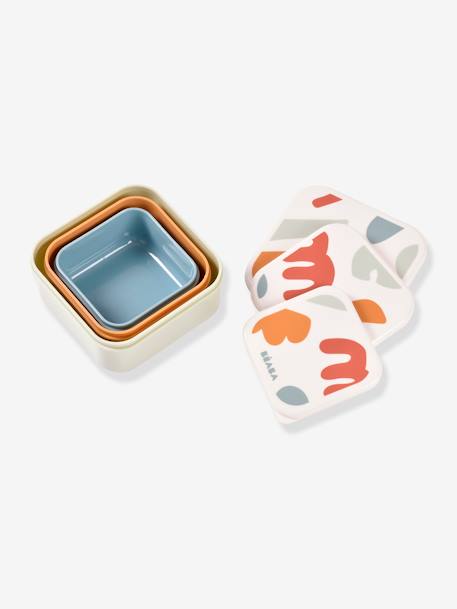 Set de 3 boîtes à goûter Playful orange - vertbaudet enfant 