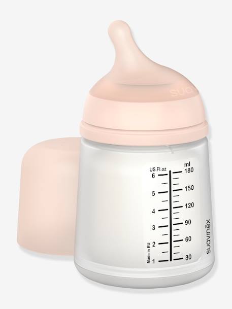 Biberon anti-colique Zer0.Zer0 débit lent (S) 180 ml transparent - vertbaudet enfant 