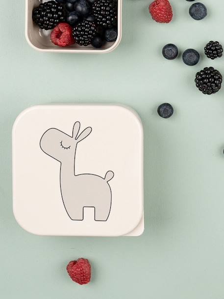 Lot de 3 boîtes Deer Friends rose nude+sable+vert - vertbaudet enfant 