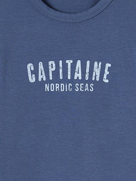 lot de 3 tee-shirts 'Baleine' garçon manches longues bleu ciel - vertbaudet enfant 