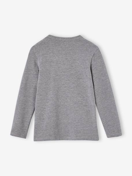 lot de 3 tee-shirts 'Baleine' garçon manches longues bleu ciel - vertbaudet enfant 