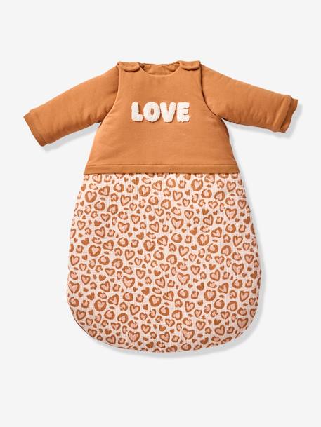 Slaapzak met lange mouwen LOVELY LEO hazelnoot - vertbaudet enfant 