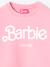 Sweat Barbie en molleton rose bonbon - vertbaudet enfant 