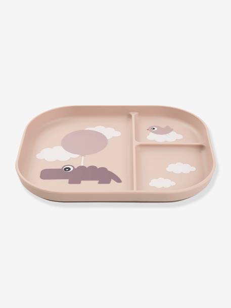 Assiette plateau Happy clouds blush+vert - vertbaudet enfant 