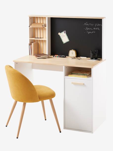Bureau primaire fond réversible blanc ou ardoise aimantée blanc - vertbaudet enfant 