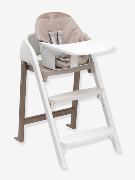 Chaise haute évolutive Crescendo Up beige - vertbaudet enfant 