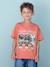 Jongensshirt met fotoprint koraal - vertbaudet enfant 