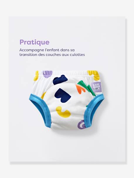 Lot De 4 Culottes D'apprentissage Propreté Garçon 100% Coton - Absorbantes, Lavables, Taille 3 Ans