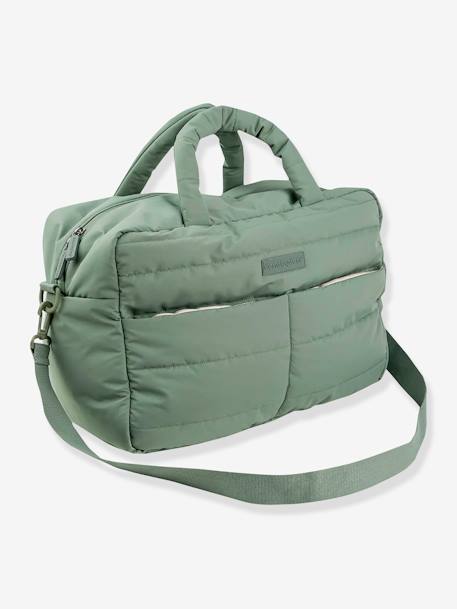 Sac à langer matelassé orange+sable+vert - vertbaudet enfant 