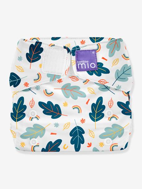Misolo herbruikbare luier alles-in-één BAMBINO MIO blauw+groen+ZOETE CITROEN - vertbaudet enfant 