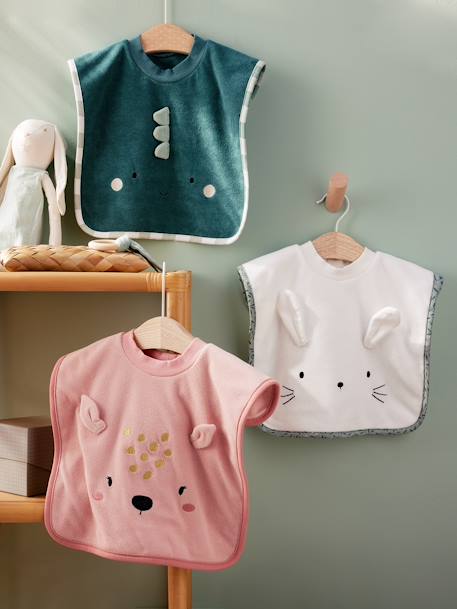 Groot slabbetje beer+ecru+groen+rozenhout+tijger - vertbaudet enfant 