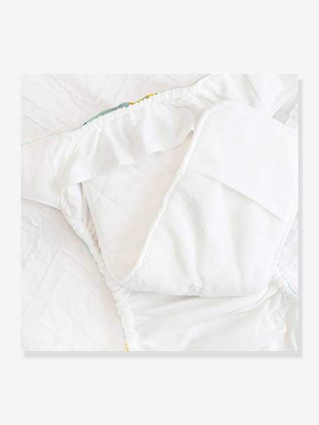 Miosolo couche lavable tout-en-un bleu+DOUX CITRON+vert - vertbaudet enfant 