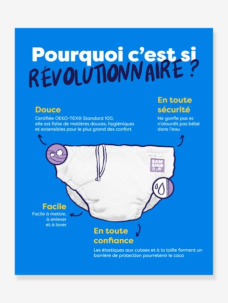 Couche de bain lavable 1-2 ans (9-12 kg) bleu+bleu nuit+orange - vertbaudet enfant 