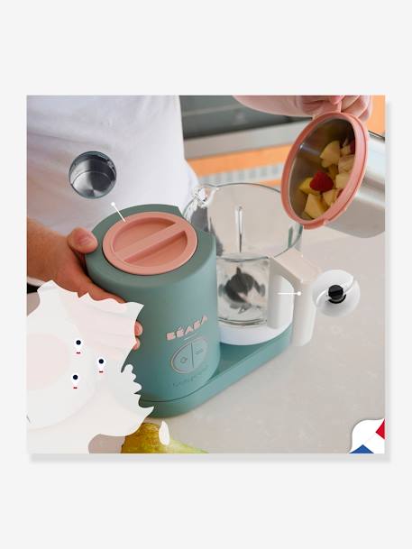 Robot cuiseur 6 en 1 Babycook Neo BLEU/NUDE+EUCALYPTUS+GRIS/BLANC - vertbaudet enfant 