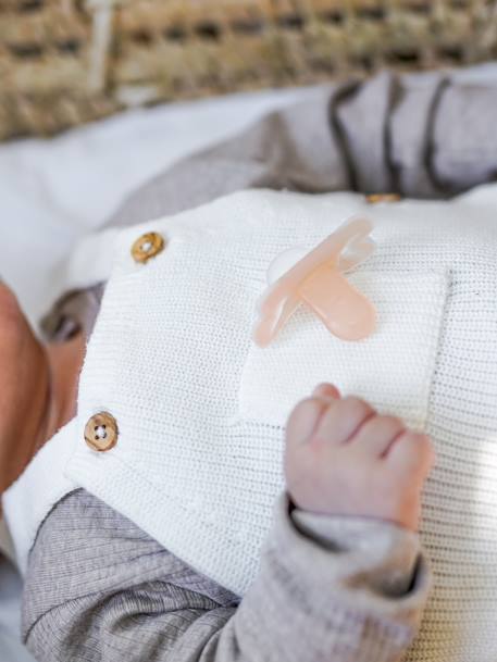 Sucette Mini Zer0.Zer0 -2/2 mois rose nude - vertbaudet enfant 