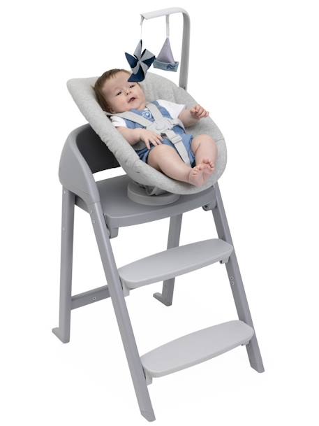 Siège naissance pour chaise haute évolutive Crescendo Up gris - vertbaudet enfant 