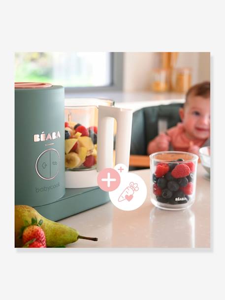 Robot 4 in 1 BEABA Babycook Neo beige+eucalyptus+Nachtblauw - vertbaudet enfant 