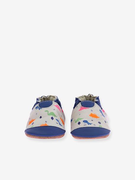 Zachte leren slofjes voor baby's BLUDINO 974800 ROBEEZ© blauw - vertbaudet enfant 