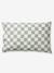 Parure housse de couette enfant et taie d'oreiller DAMIER FREESTYLE, avec coton recyclé carreaux vert - vertbaudet enfant 