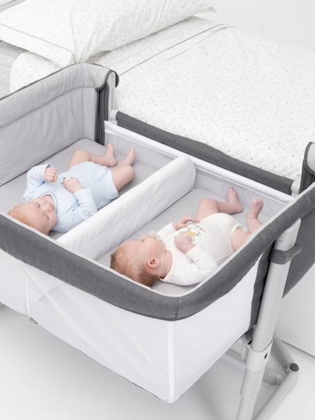 Berceau cododo Next2Me Twins gris - vertbaudet enfant 