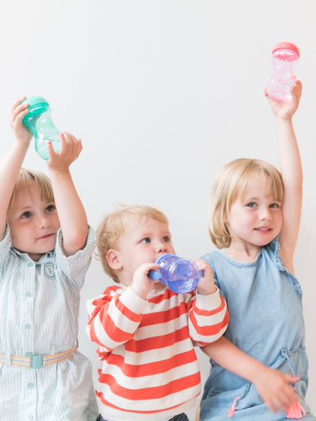 Minibeker Easy grip met handgrepen 150 ml - NUBY groen+perzik - vertbaudet enfant 