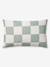Parure housse de couette et taie d'oreiller carreaux vert - vertbaudet enfant 